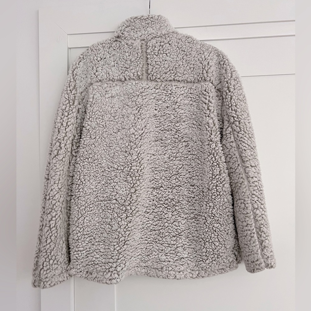 Thread & Supply Lazy Sunday Sherpa Pullover Cream View 5